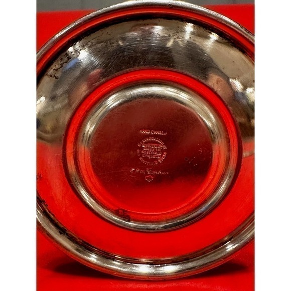 VTG VINERS Old SHEFFIELD England Plate Candlesticks Silver Hand Chased Repro 8" - Picture 12 of 15